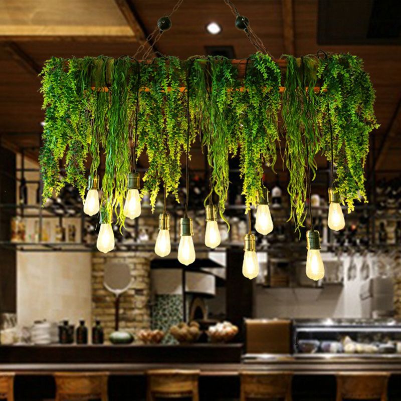 Ritta LED Suspension Vert Métal Salle à Manger Salon Cuisine - Neutralighting