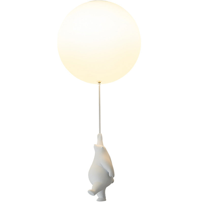 Bear Balloon Suspension/ Plafonnier Ballon Moderne Résine Chambre - Neutralighting