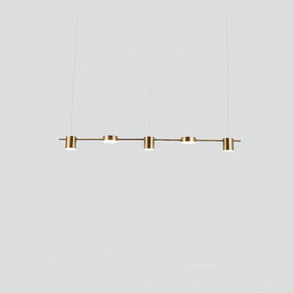 Arisha Modern LED Suspension Or Noir Métal Salon Chambre à Coucher - Neutralighting