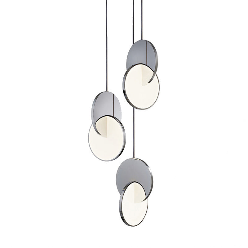 Arisha Luminaires Suspension Minimaliste Métal Or/Argent Salon - Neutralighting