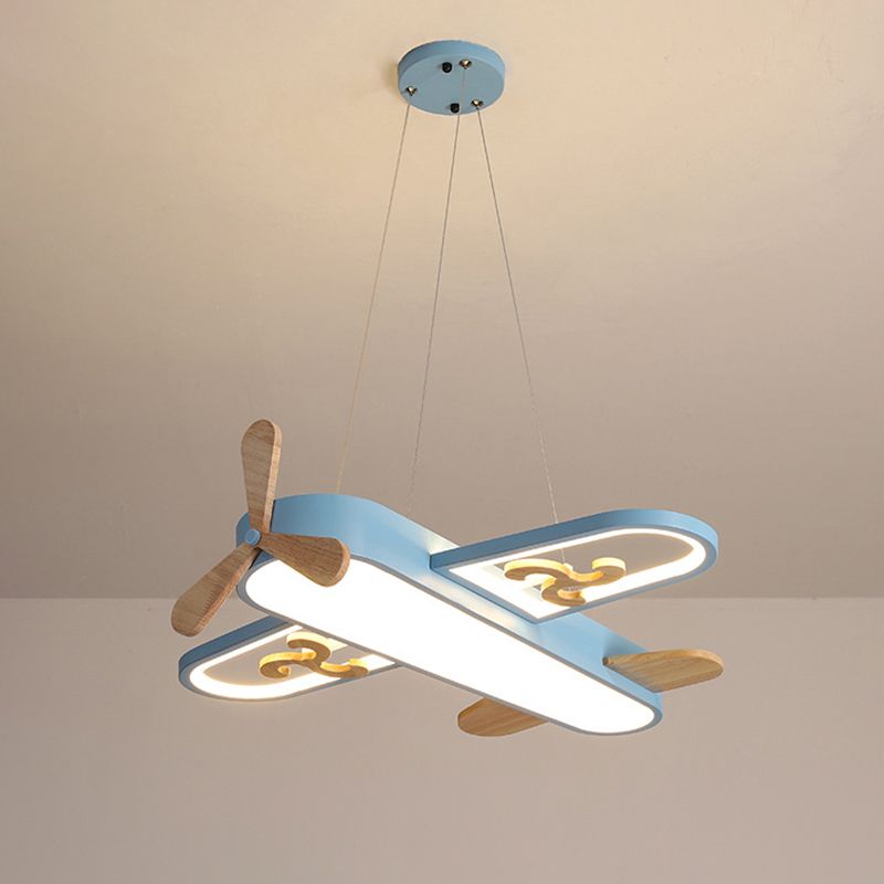 Aria Moderne LED Suspension Jaune/Bleu Métal/Acrylique Salon - Neutralighting