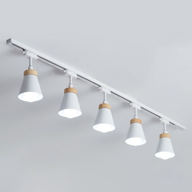 Aim Moderne LED Plafonnier Noir/Blanc Métal Chambre à coucher