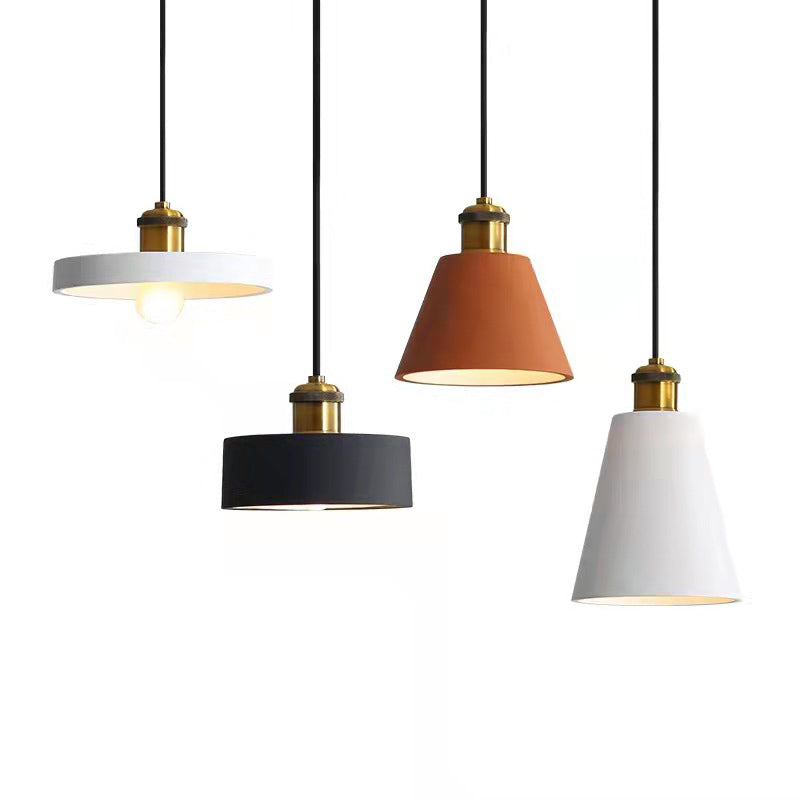 Miran Luminaires Suspension Nordique Blanc/Orange/Noir/Gris. Salon - Neutralighting