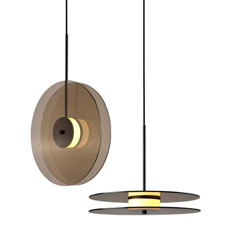 Luminaires Suspension LED Moderne Bronze Verre Salle à manger/Salon - Neutralighting