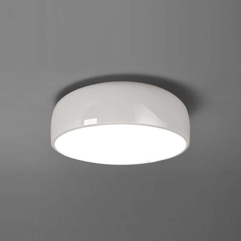 Arisha Plafonnier Bol Moderne, Métal/Acrylique, Noir/Blanc, Salon - Neutralighting