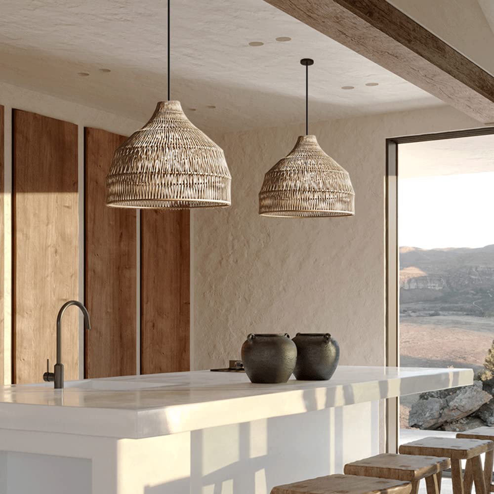 Ritta Suspension Luminaire Style Ancien Rotin Chambre à Coucher - Neutralighting
