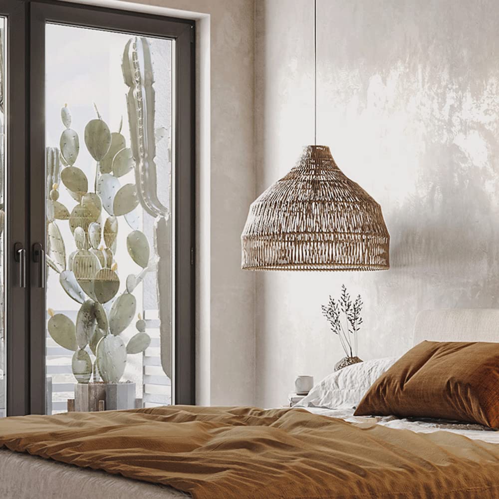 Ritta Suspension Luminaire Style Ancien Rotin Chambre à Coucher - Neutralighting