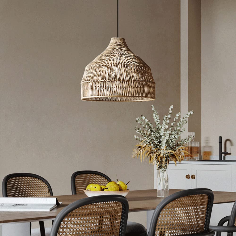 Ritta Suspension Luminaire Style Ancien Rotin Chambre à Coucher - Neutralighting