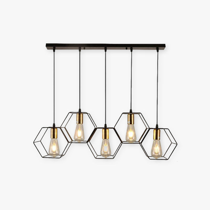 Arisha Suspension linéaire moderne pour le restaurant - Neutralighting