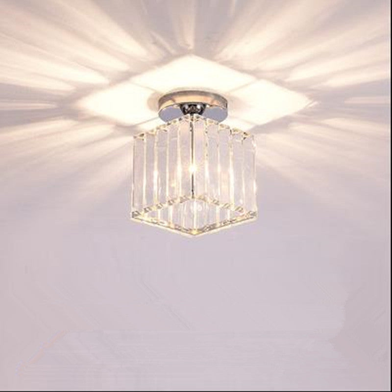 Stonel Plafonnier Carré/Rond Moderne.Cristal. Noir/Argent/Or. Salon - Neutralighting