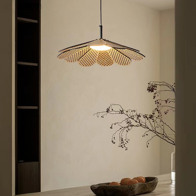 Ritta Vintage LED Suspension Noyer Bois Chambre À Coucher/Bar - Neutralighting