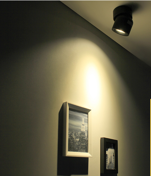 Arisha Plafonnier Spot LED Encastré Modern, Métal, Noir/Blanc, Salon/Salle à Manger - Neutralighting