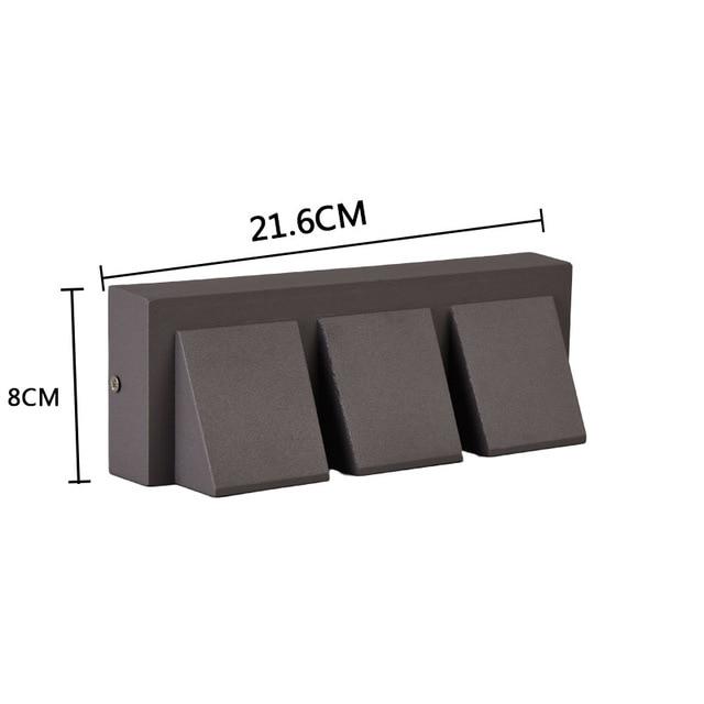 Ray Applique Murale Linéaire Moderne Simple, Métal, LED, Noir, Jardin - Neutralighting
