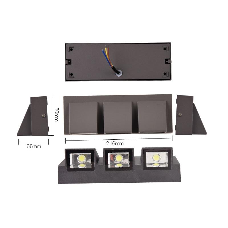 Ray Applique Murale Linéaire Moderne Simple, Métal, LED, Noir, Jardin - Neutralighting