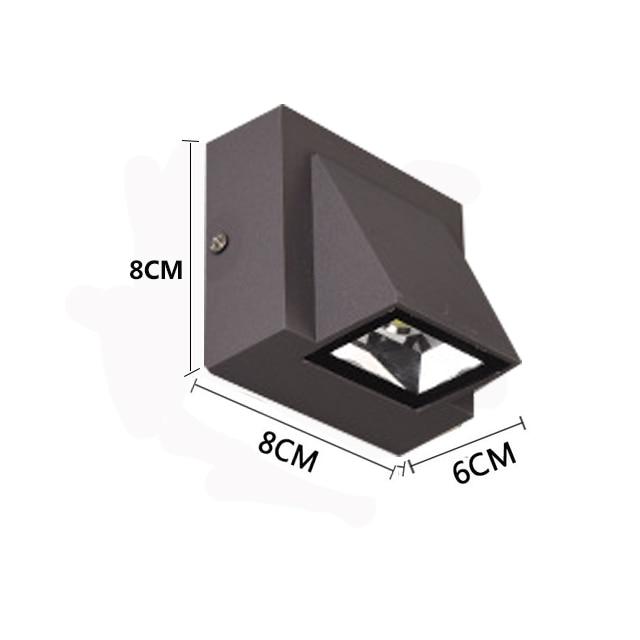 Ray Applique Murale Linéaire Moderne Simple, Métal, LED, Noir, Jardin - Neutralighting