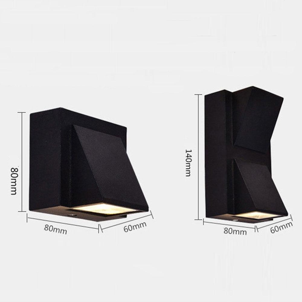 Ray Applique Murale Linéaire Moderne Simple, Métal, LED, Noir, Jardin - Neutralighting