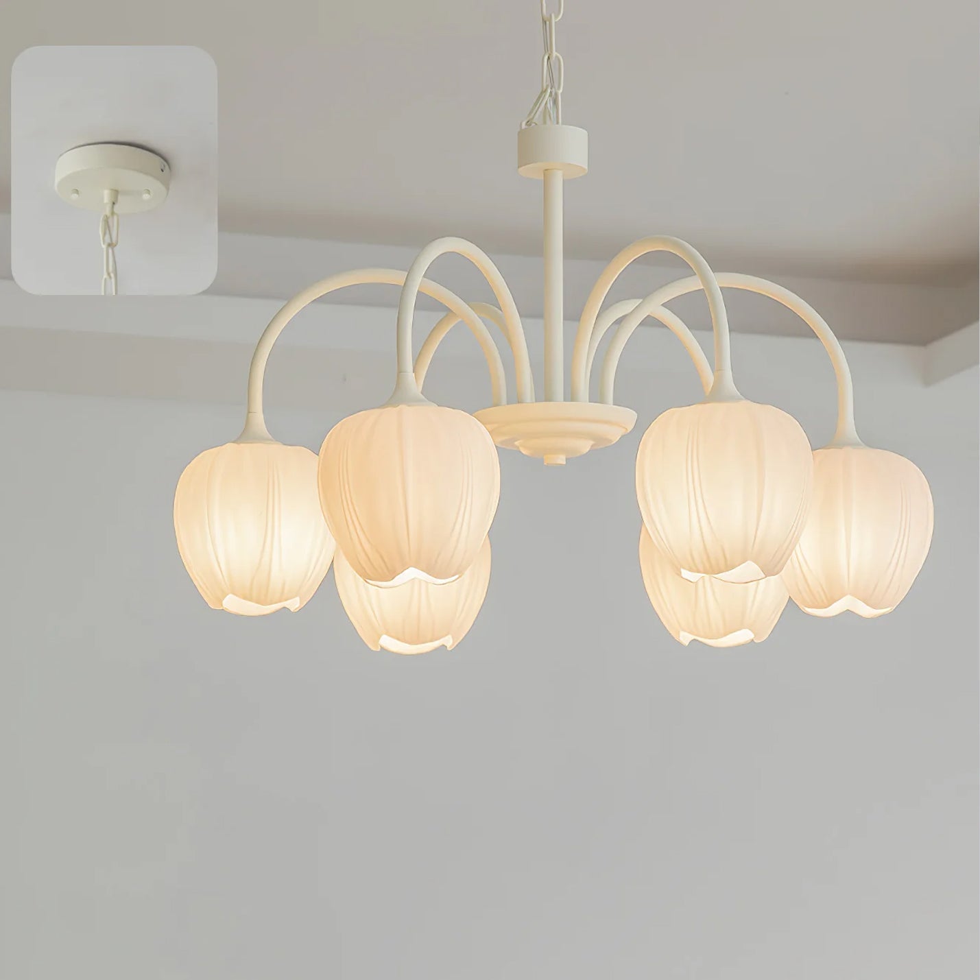Tulip Lustres Rafraîchissants en Verre - Neutralighting