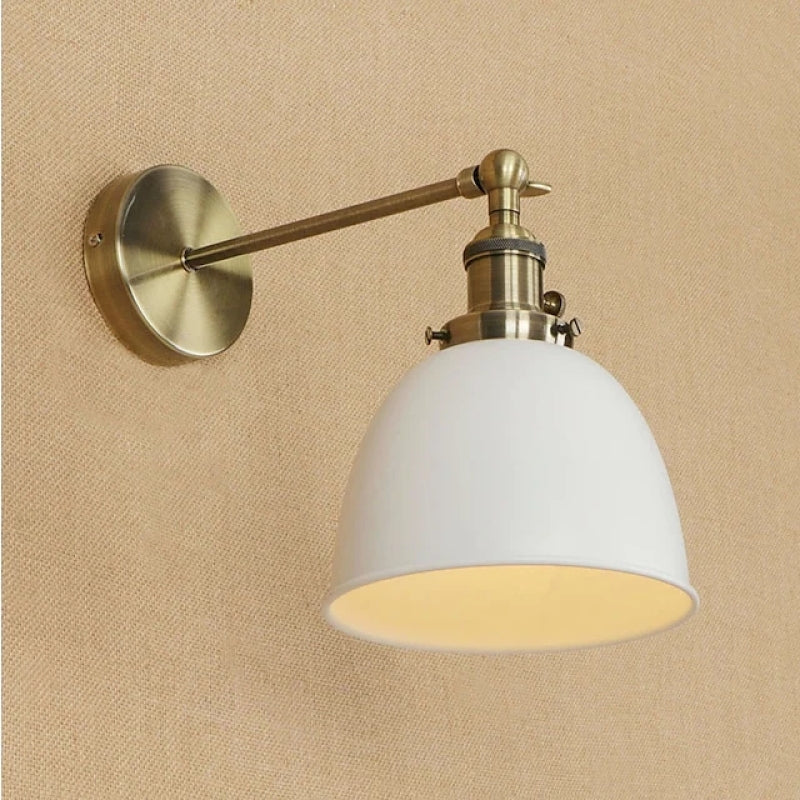 Epoch Applique Murale Rétro/Vintage, Métal, Noir/Blanc/Gris, Salon - Neutralighting