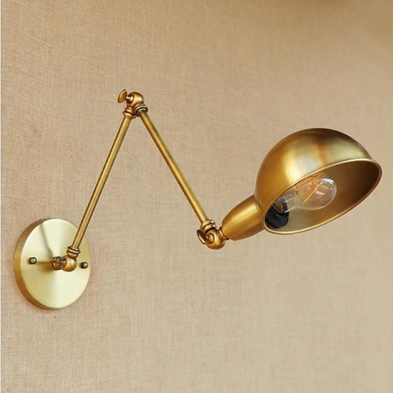 Epoch Applique Murale Demi-sphère Pliable, Laiton, Salon - Neutralighting
