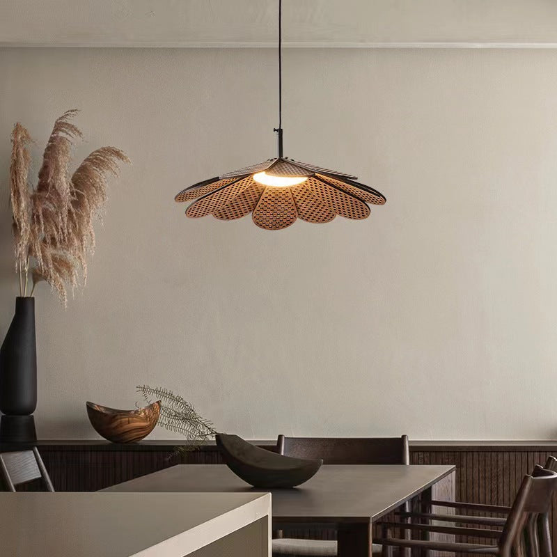 Ritta Vintage LED Suspension Noyer Bois Chambre À Coucher/Bar - Neutralighting