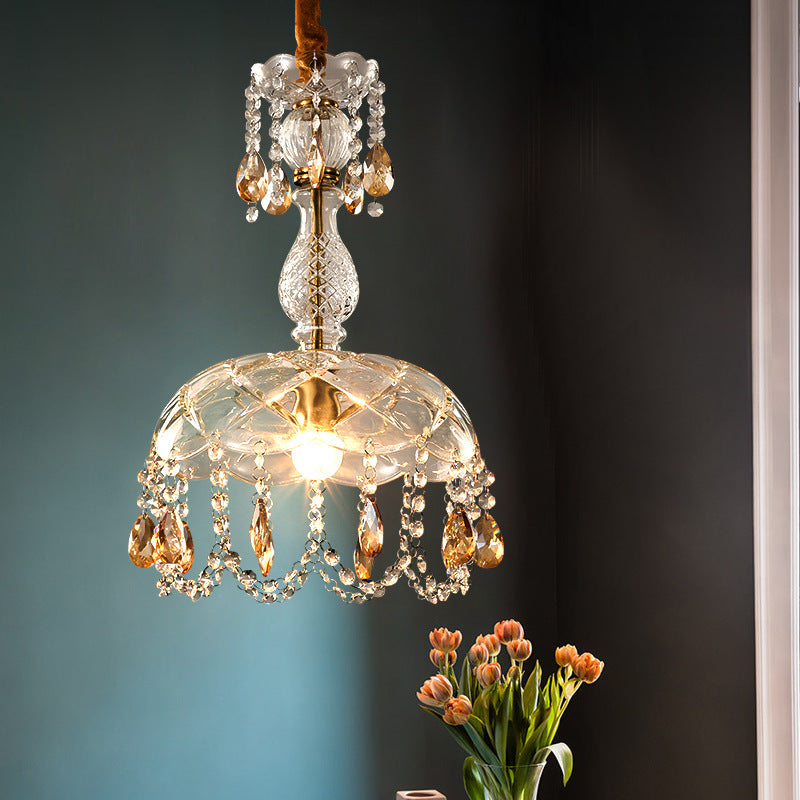 Kristy Suspension de Luxe en Cristal Verre Métal Chambre à Coucher Salle à Manger - Neutralighting