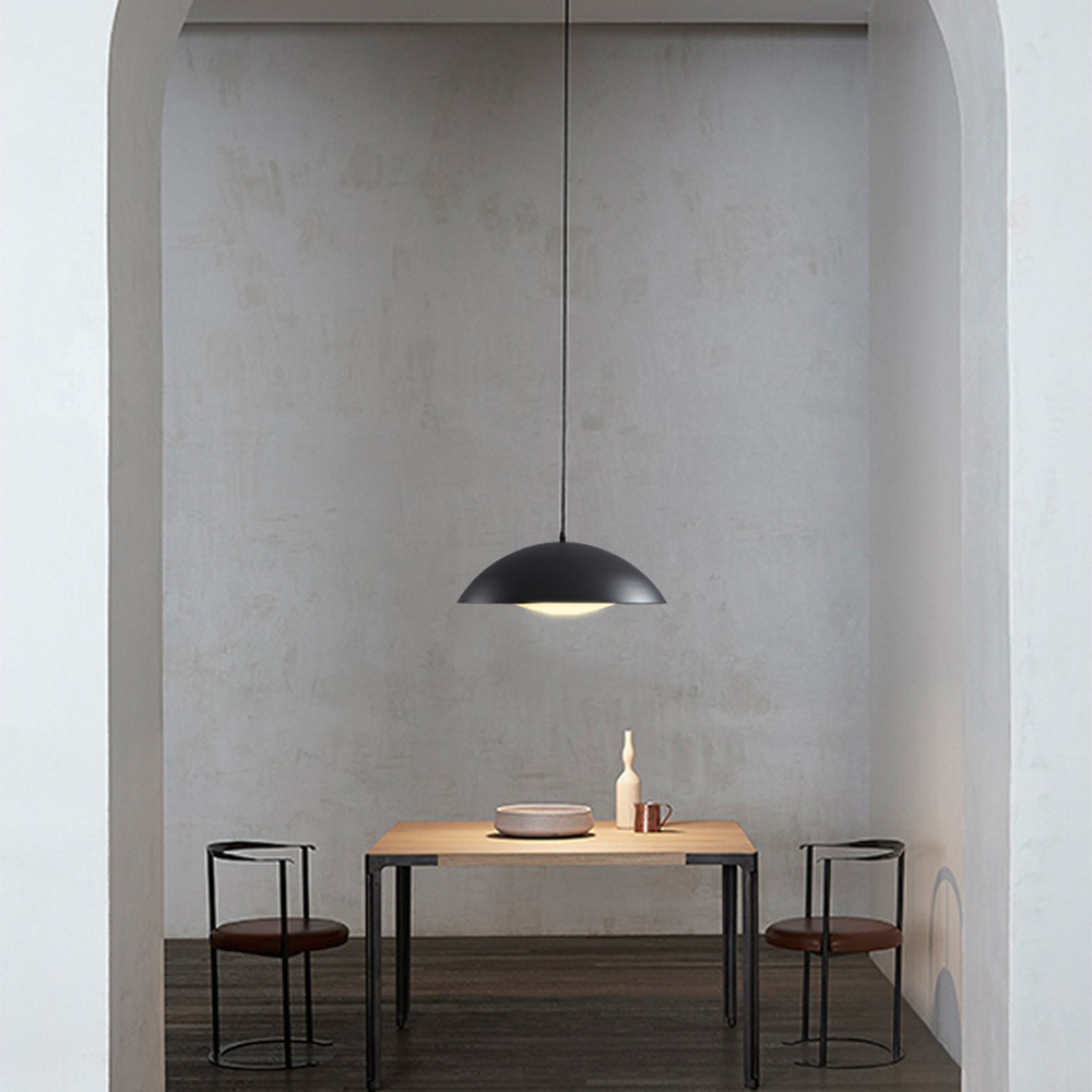 Valentina Suspension Moderne Minimaliste Blanc Métal Salle à Manger - Neutralighting
