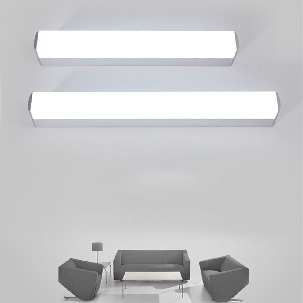 Arisha Applique Murale à Miroir Moderne Design LED Rectangulaire Métal Acrylique Blanc Salle de Bain - Neutralighting