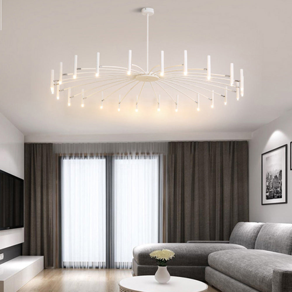 Theno Lustre Simple Noir/Blanc Etude/Salon/Salle à Manger - Neutralighting