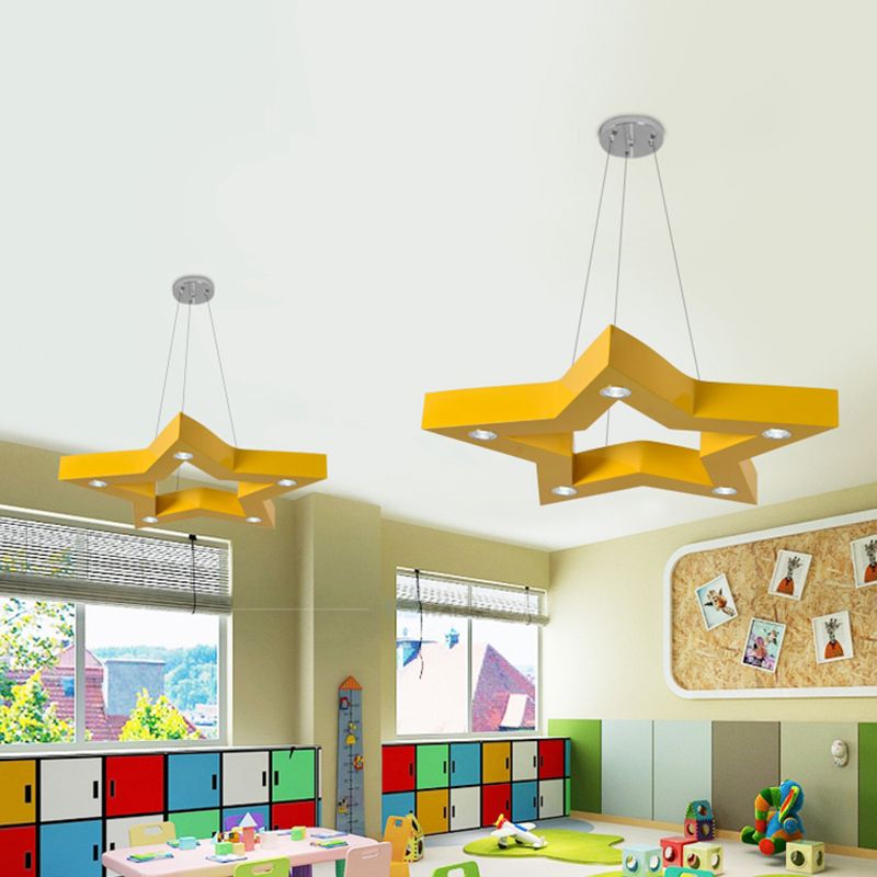 Aria Moderne LED Suspension Jaune Bleu Vert Métal Salle à Manger - Neutralighting