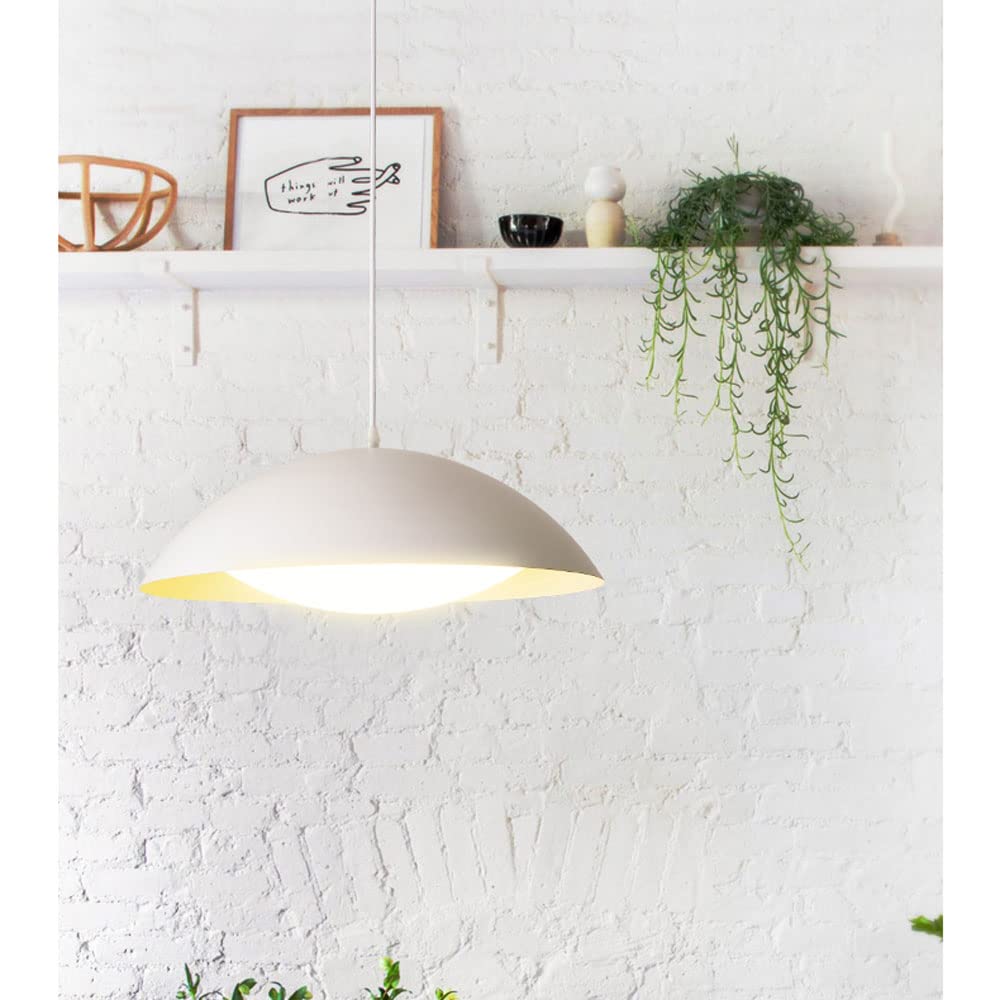 Valentina Suspension Moderne Minimaliste Blanc Métal Salle à Manger - Neutralighting
