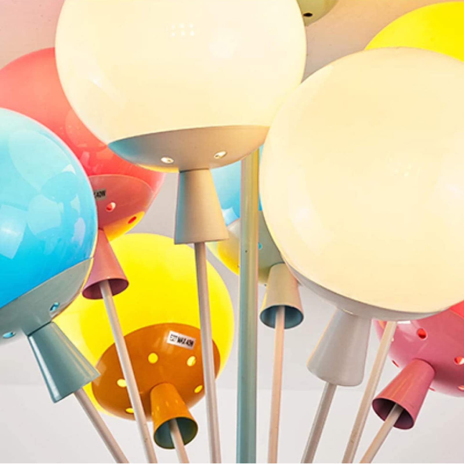 Aria Design LED Plafonnier Bois Métal Acrylique Salle Des Enfants