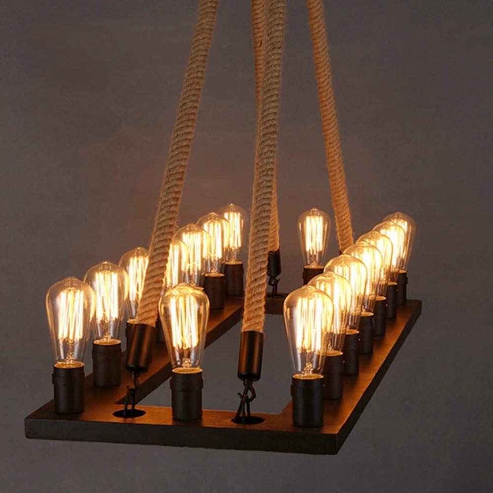 Epoch Design LED Vintage Industrielle Lampe Suspension En Métal Restaurant Bar - Neutralighting