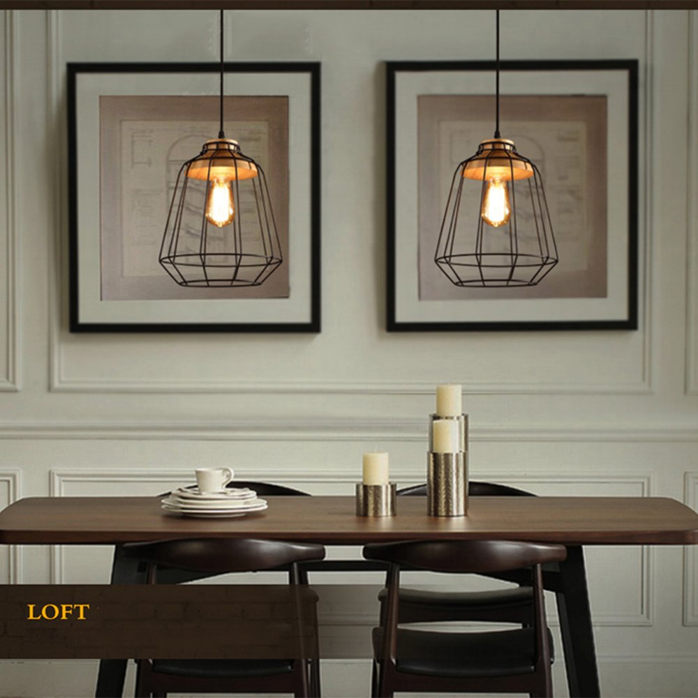 Silva Industriel Minimaliste Suspension Métal Salon - Neutralighting