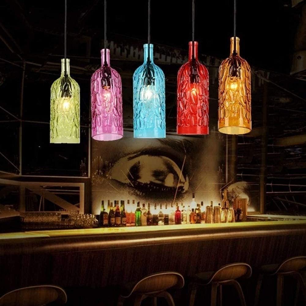 Valentina Vintage Suspension Bouteille de vin Métal/Verre Salon/Chambre à coucher - Neutralighting