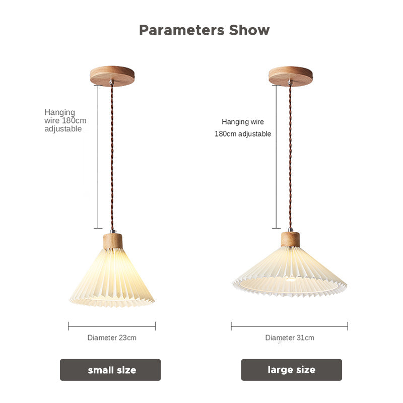Ritta Suspension Cluster, Plissé 4 Styles - Neutralighting