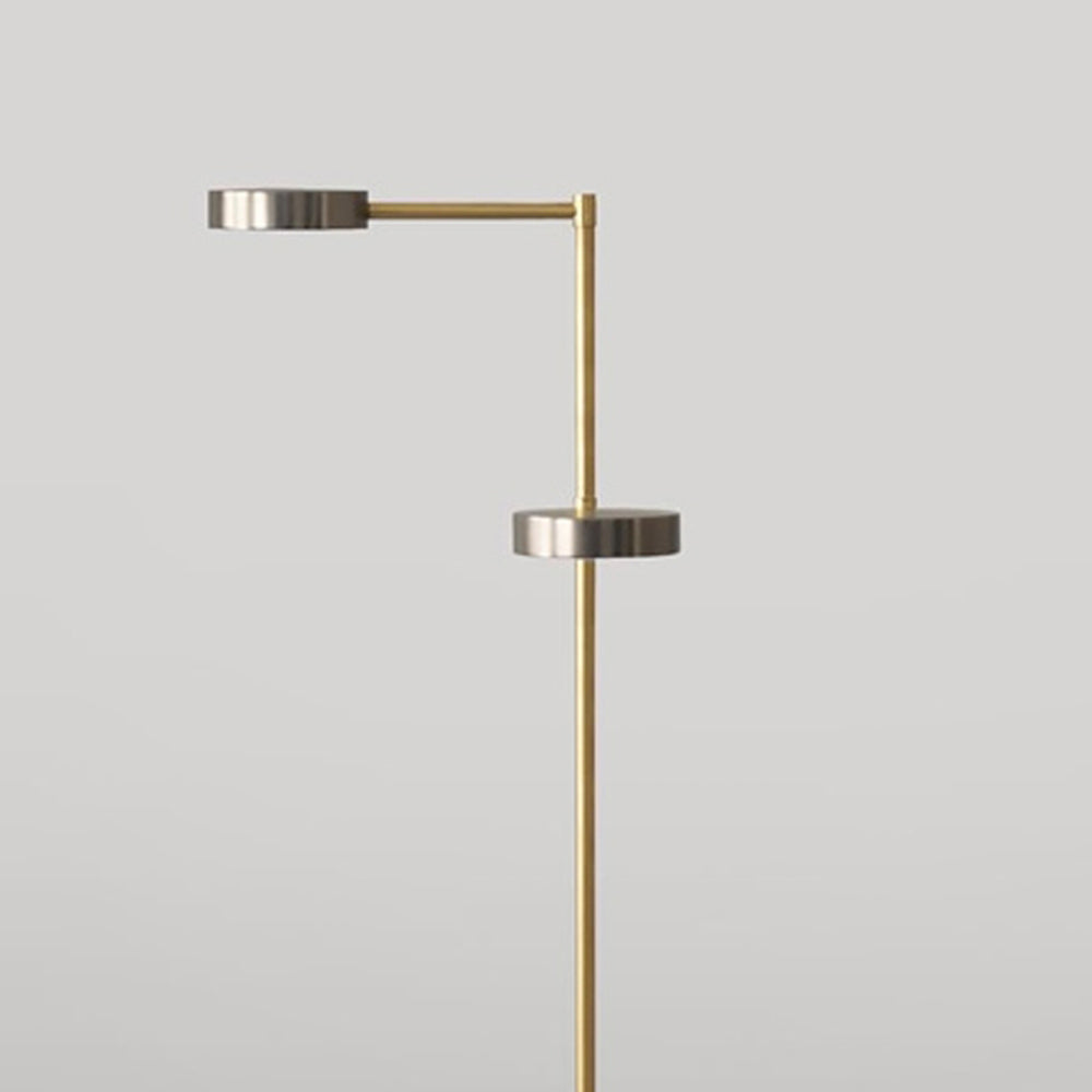 Mira Design Lampadaire Moderne Métal Noir/Or Chambre/Salon