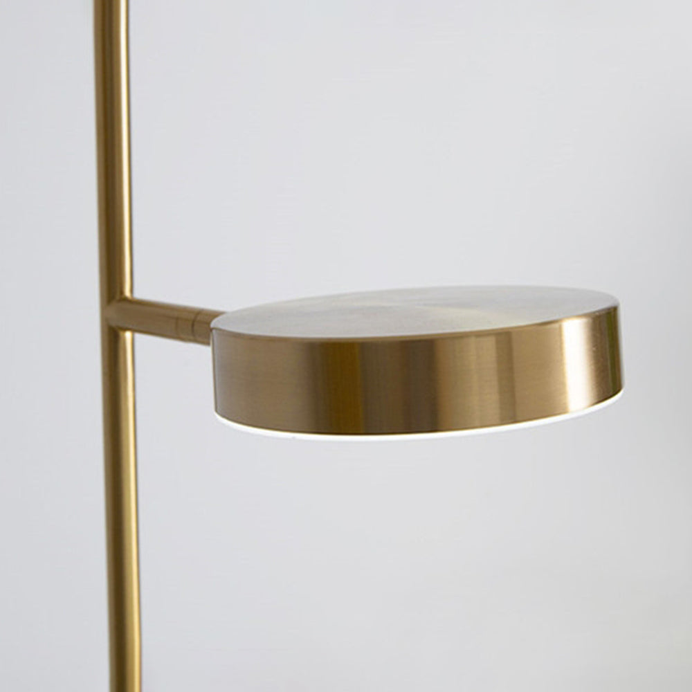 Mira Design Lampadaire Moderne Métal Noir/Or Chambre/Salon