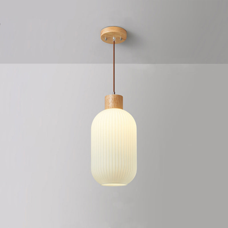 Muto Luminaires Suspension LED Moderne Bois/Verre Salon/Salle à manger - Neutralighting