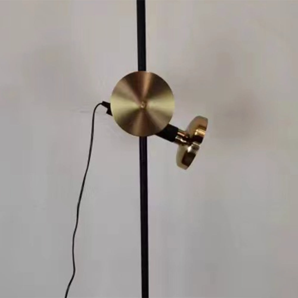 Mira Industrielle Design Lampadaire Moderne Métal Noir Salon/Chambre Intérieur