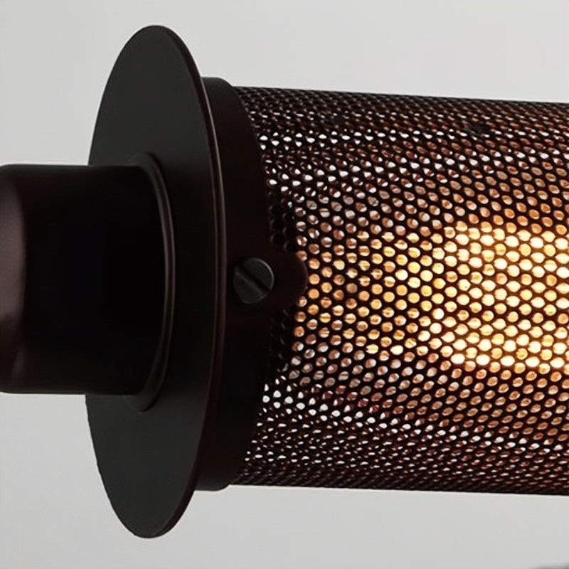 Arisha Industrielle LED Suspension Noir Métal Salon Chambre à coucher - Neutralighting