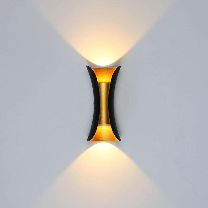 Noxel Applique Murale Simple Noir/Blanc/Or. Cour - Neutralighting