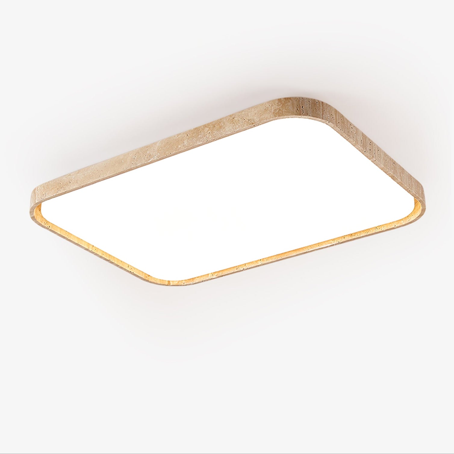 Aisle Travertine Square Ceiling Light - Letslighting