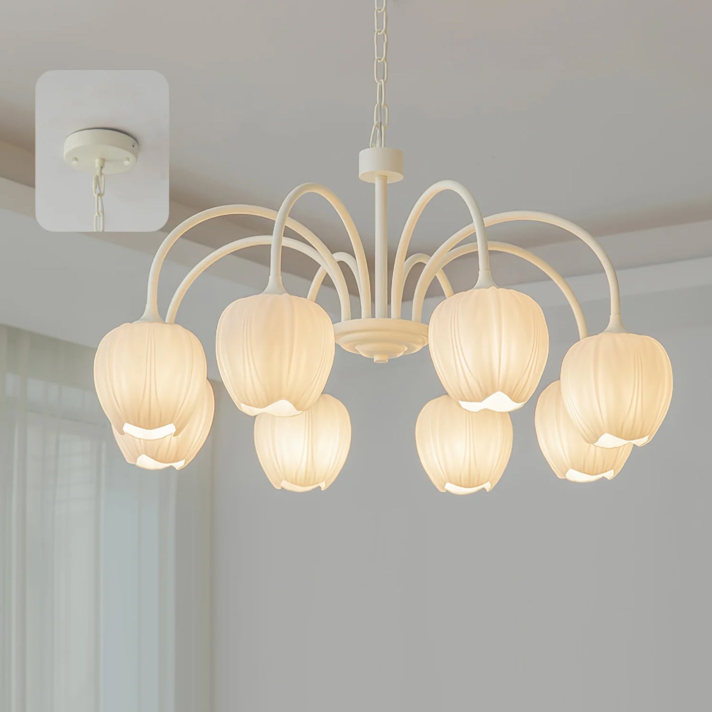 Tulip Lustres Rafraîchissants en Verre - Neutralighting