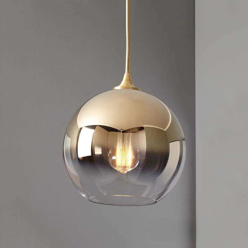 Brina Lampe Suspendue à Boule de Verre Chambre à Coucher/Salle à Manger