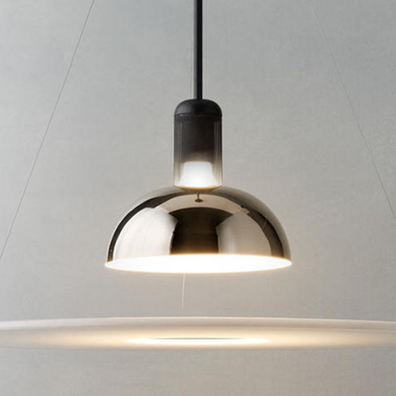 Arisha Suspension LED Moderne Métal/Acrylique Chromé/Noir - Neutralighting