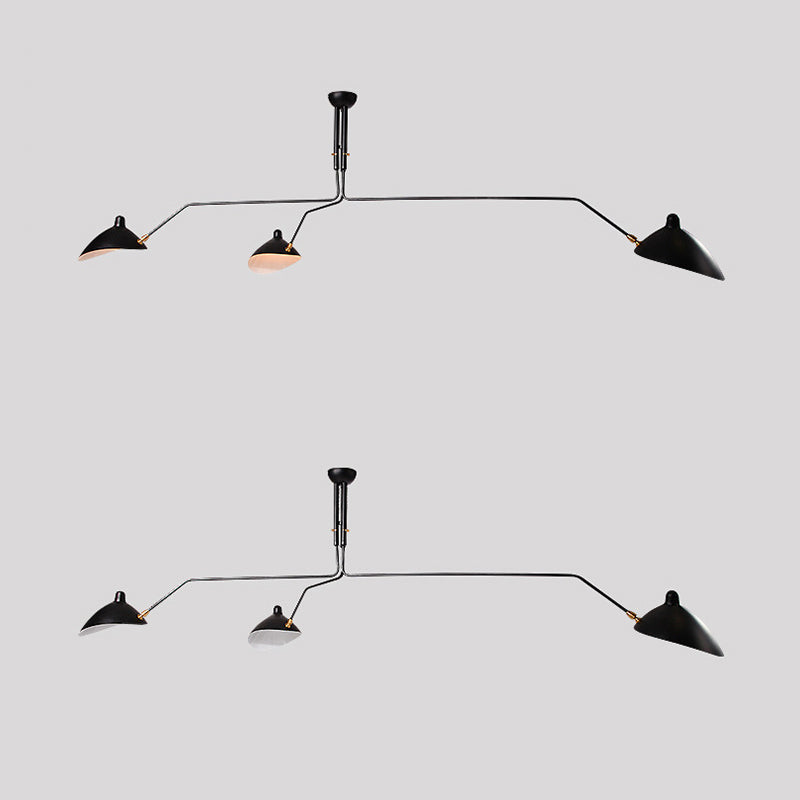 Arisha Luminaires Suspensions Industrielle Moderne Métal Noir Salle d'étude/Salon/Chambre - Neutralighting