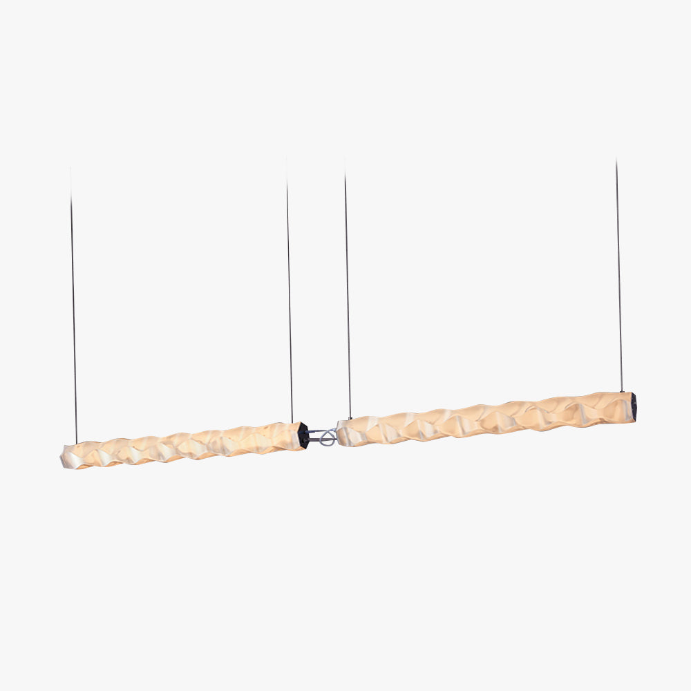 Arisha Suspension Linéaire Moderne, Metal/PET, Blanc, Salon - Neutralighting