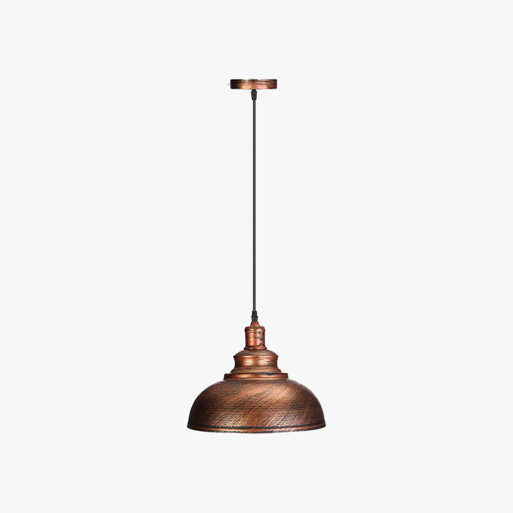 Arisha Rétro Industrielle LED Suspension Noir Blanc Gris Métal Salle à manger - Neutralighting