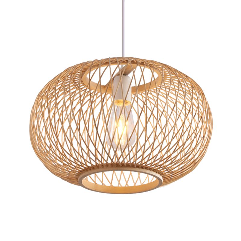 Ritta Vintage LED Suspension Acrylique Rotin Salle à Manger Chambre à coucher - Neutralighting