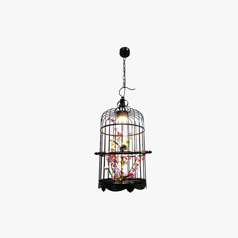 Arisha Art LED Suspension Noir Métal Chambre à coucher Salon - Neutralighting